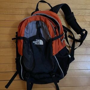The North Face Recon Men's Backpack in Orange and Black